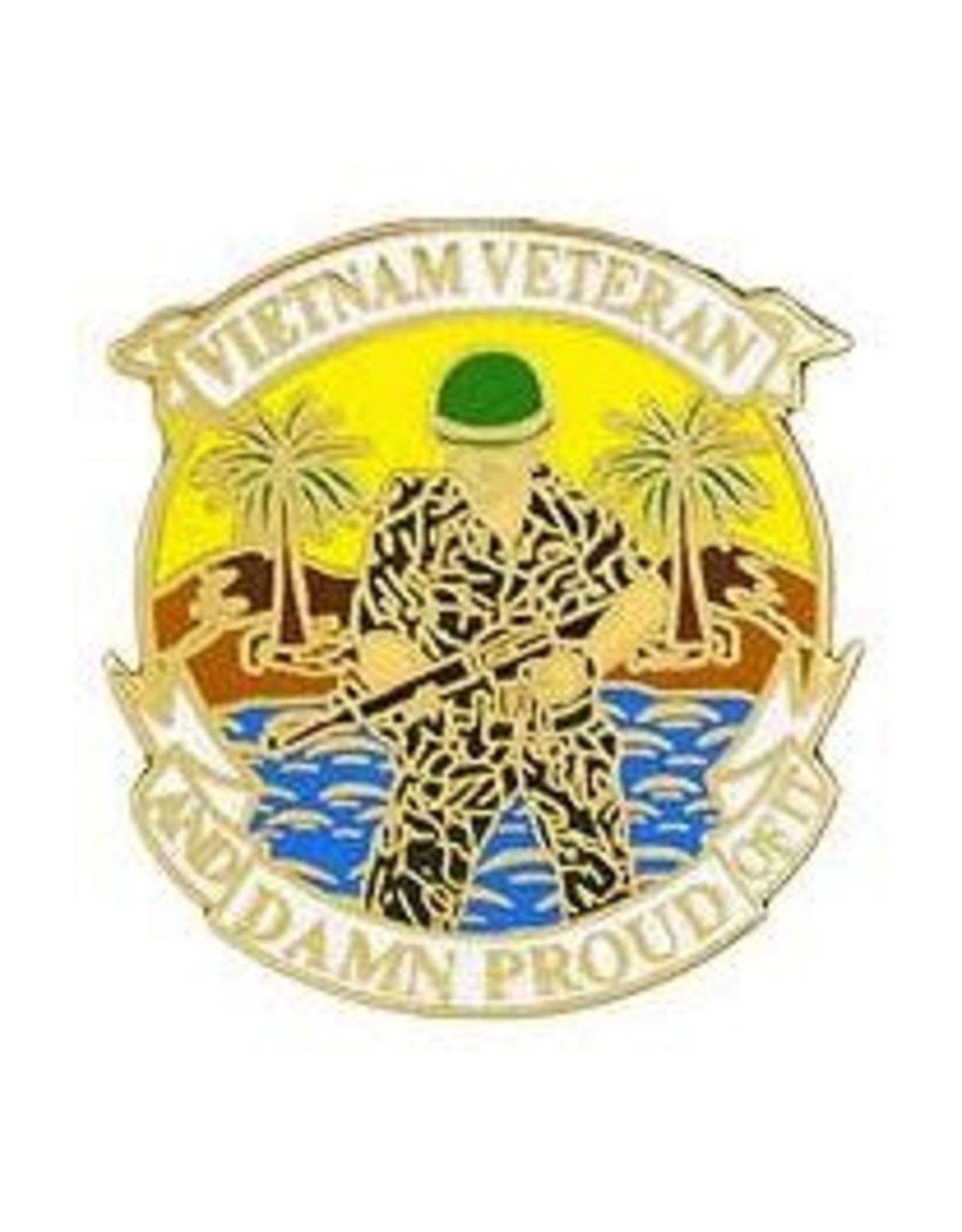 Pin - Vietnam Veteran Proud