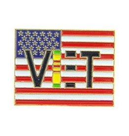 Pin - Vietnam Veteran USA Flag
