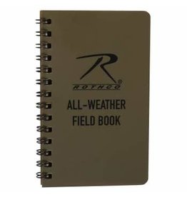 Side Spiral All Weather Notebook 3"x5" Coyote