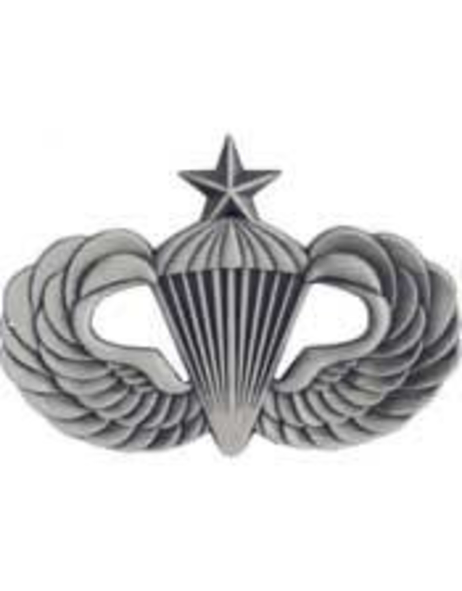 Pin - Wing Army Parachutist Senior Pewter