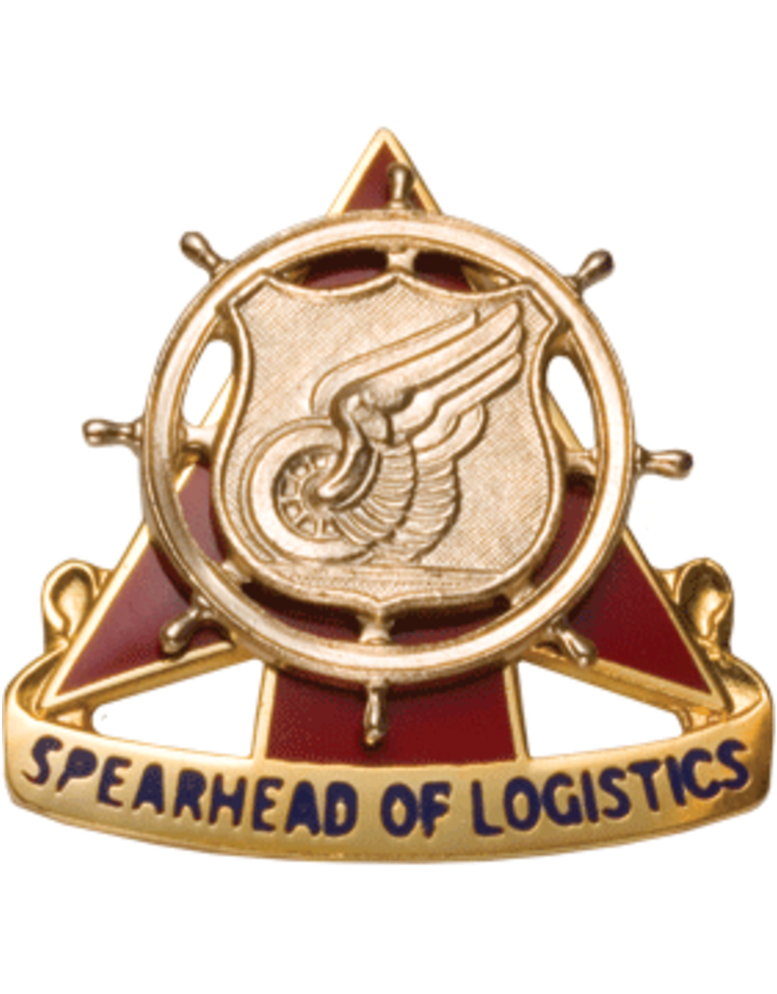 Transportation Regimental Crest, Spearhead of Logistics