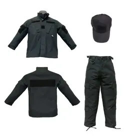 Youth 3pc Black Tactical Uniform