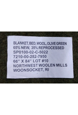 GI Issue Wool Blanket OD