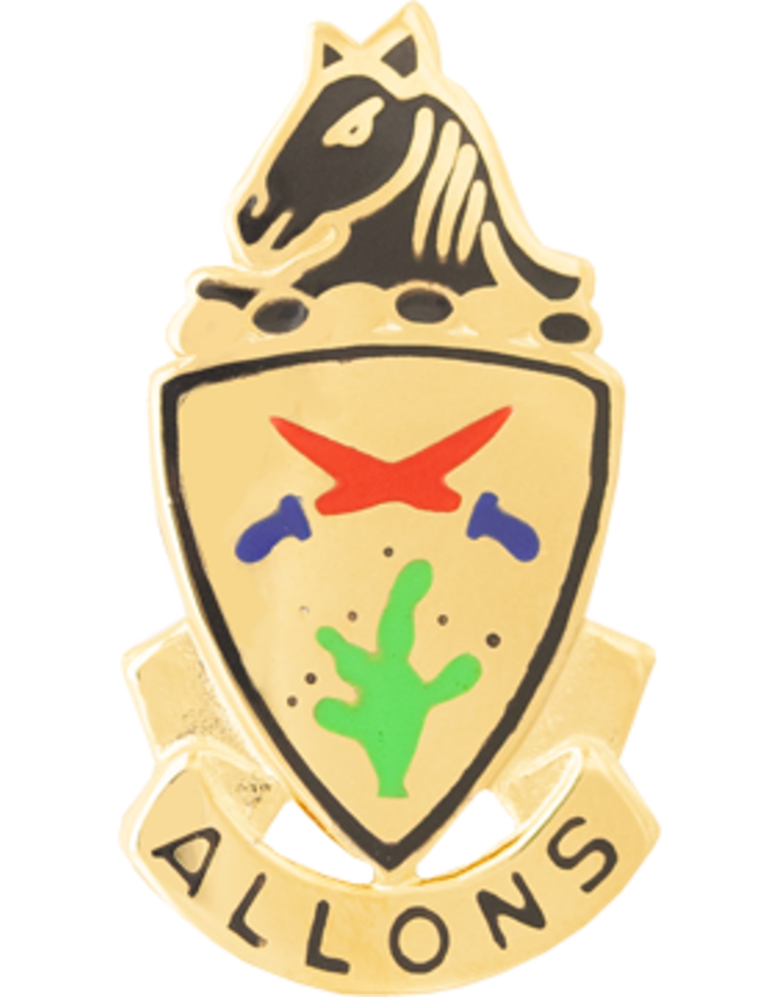 11th Armored Cavalry Crest "Allons"