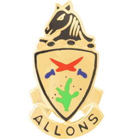 11th Armored Cavalry Crest "Allons"