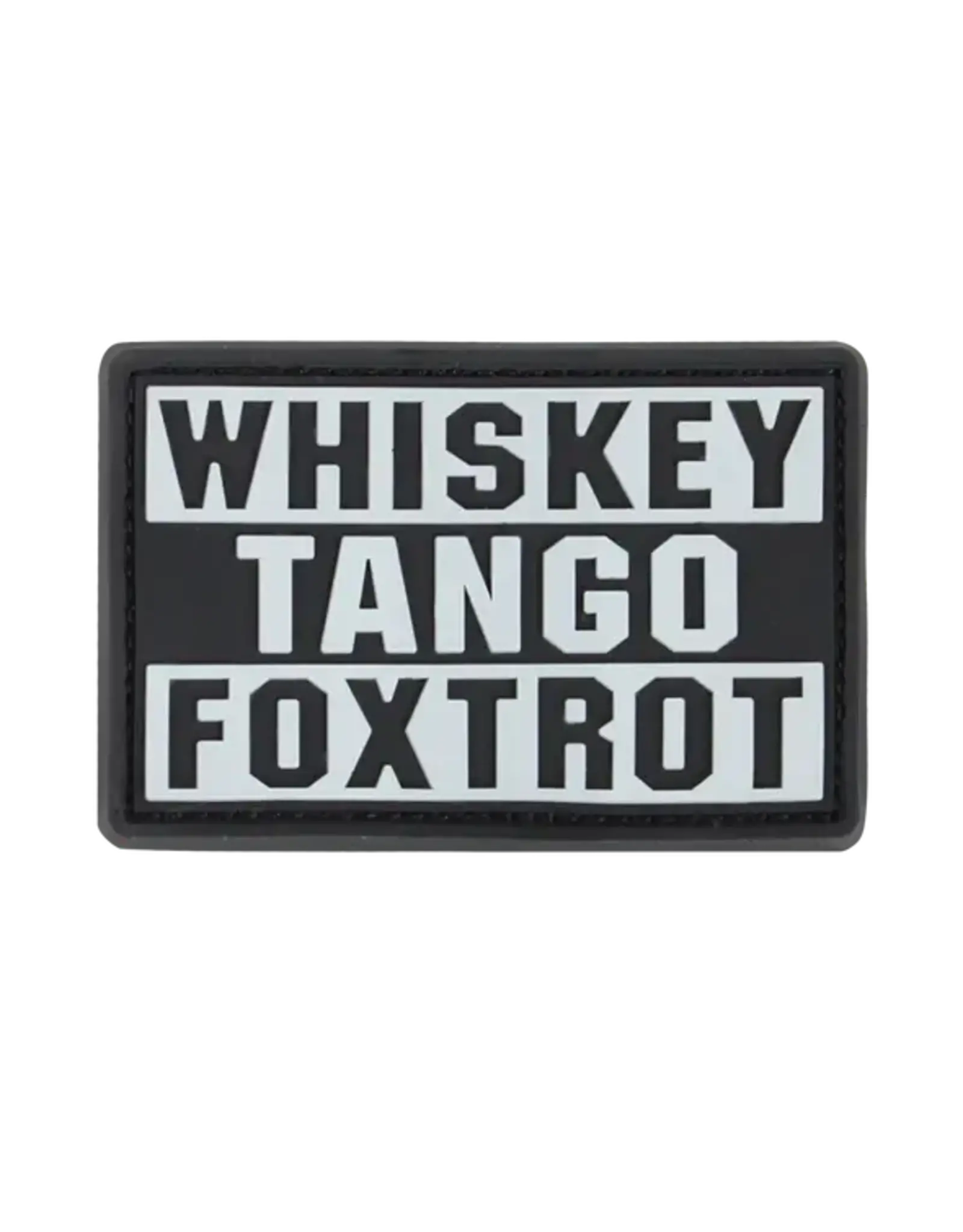 PVC Moral Patch - Whiskey Tango Foxtrot
