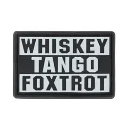 PVC Moral Patch - Whiskey Tango Foxtrot