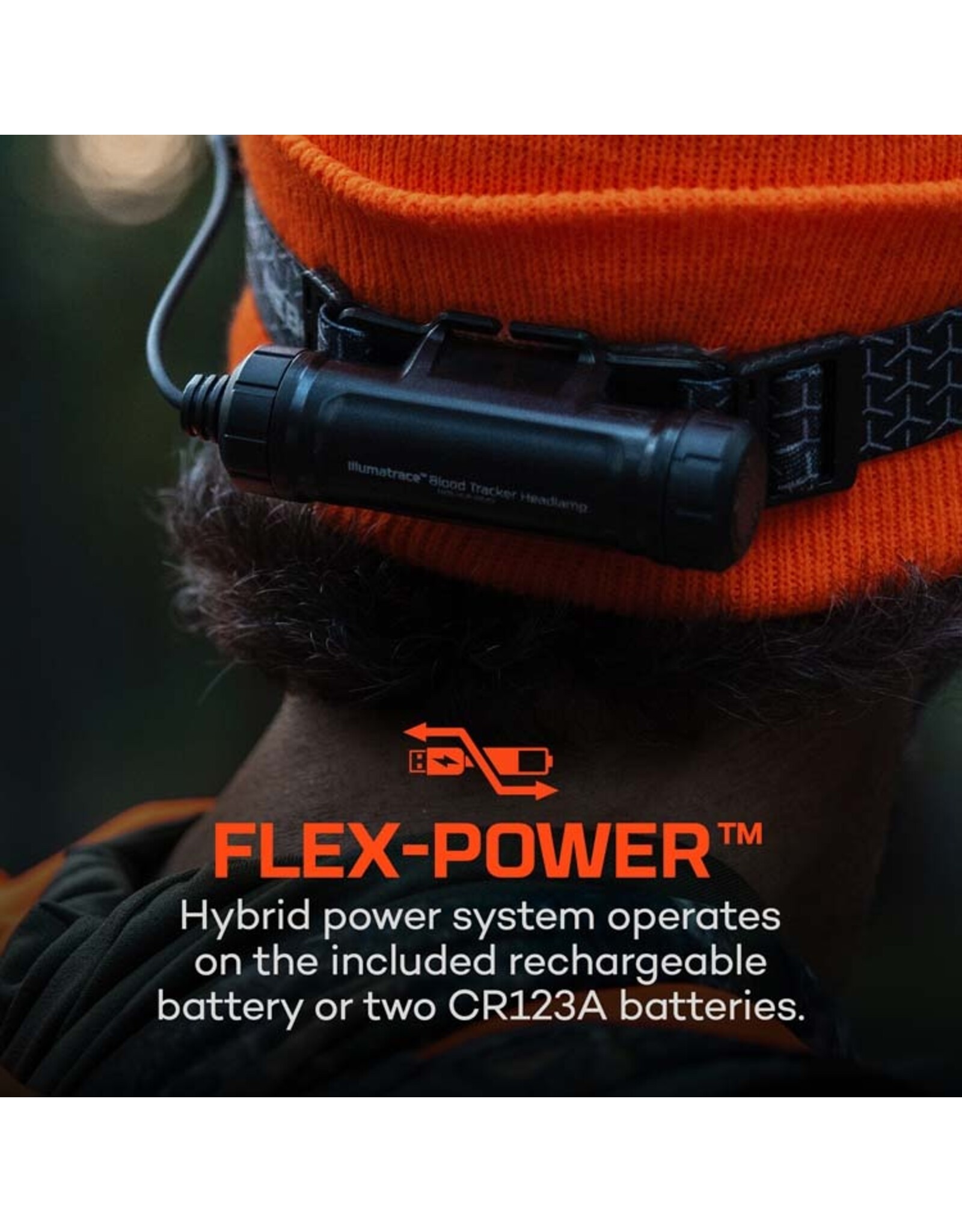 Nebo IllumaTrace Blood Tracker Rechargable Headlamp