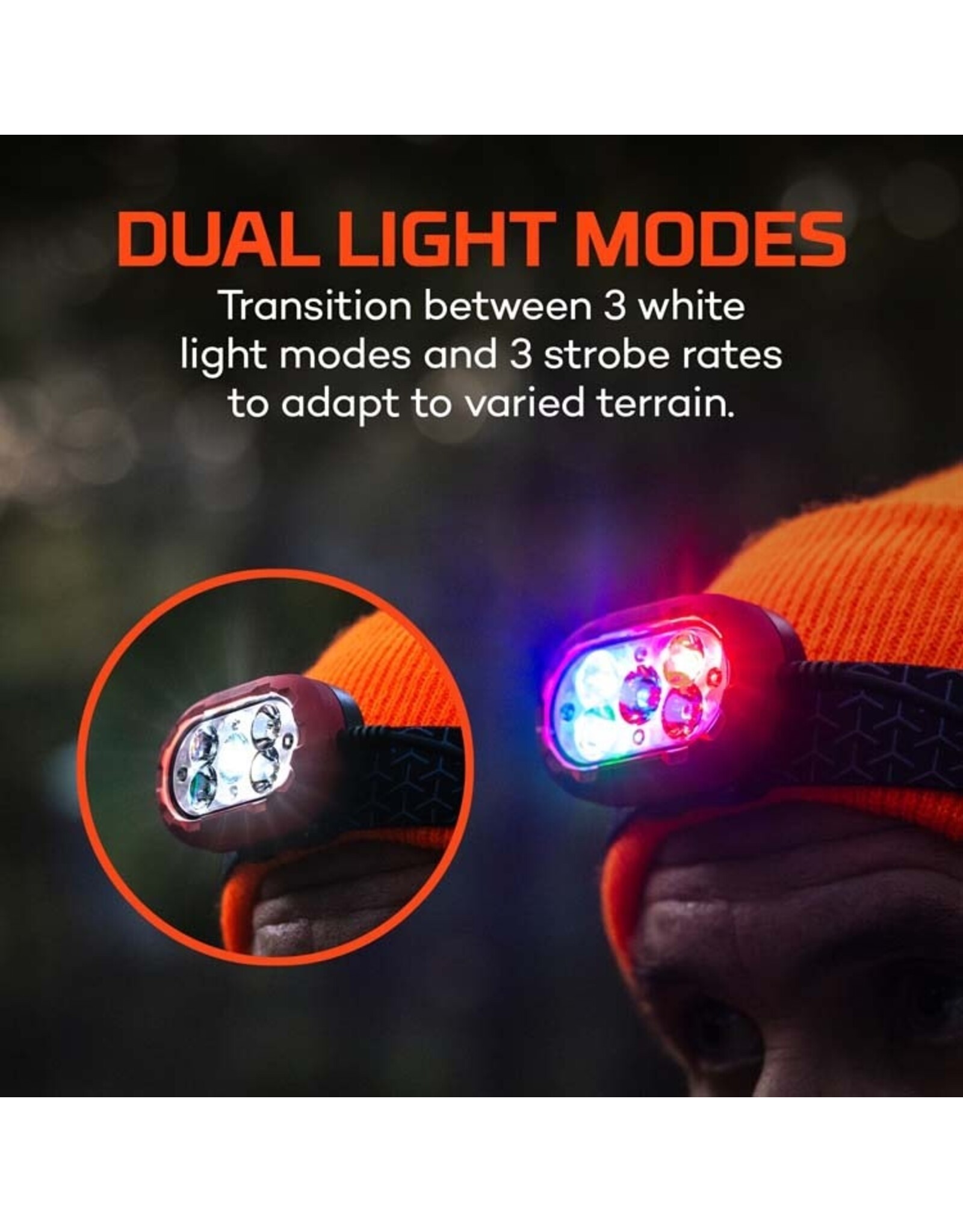 Nebo IllumaTrace Blood Tracker Rechargable Headlamp