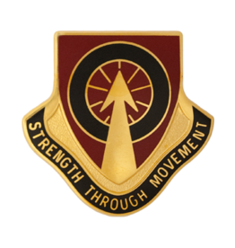 450th Transportation Bn Crest "Strength Through Movement"