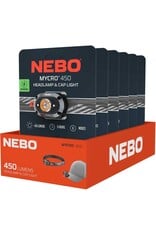 Nebo Mycro 450 Rechargeable Headlamp & Caplight