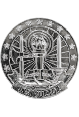 Army Instructor Badge - Basic - Nickle