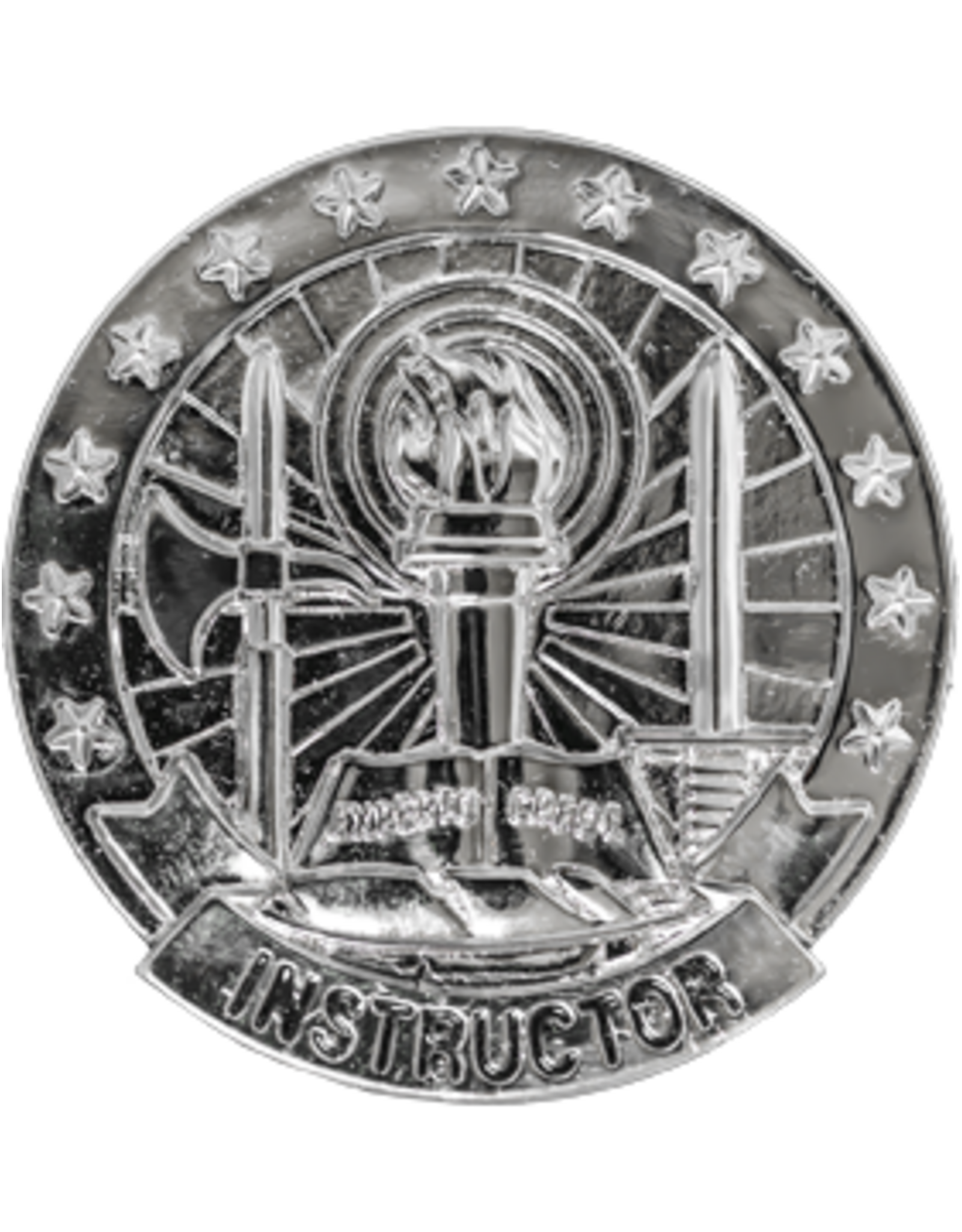 Army Instructor Badge - Basic - Nickle
