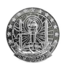 Army Instructor Badge - Basic - Nickle