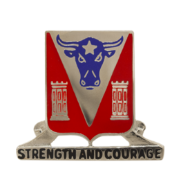 82nd Engineer Battalion Unit Crest "Strength and Courage"