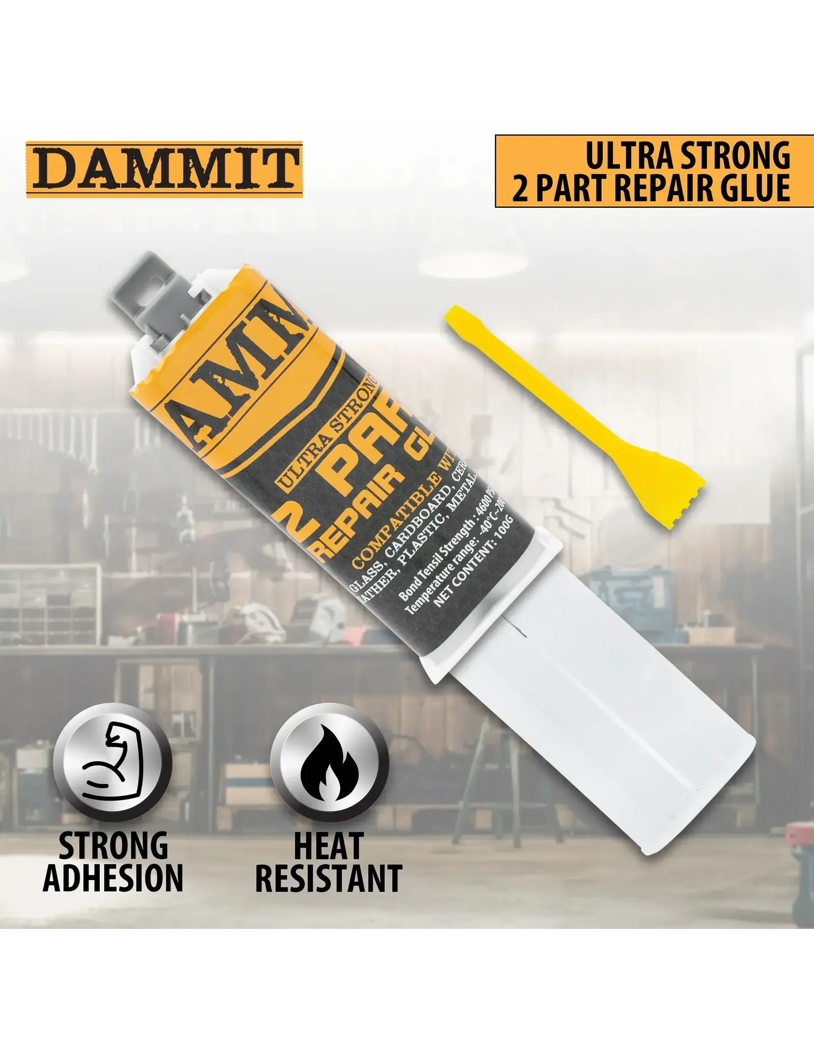 Dammit Ultra Strong 2 Part Repair Glue