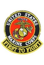 Patch - USMC First To Fight 12"