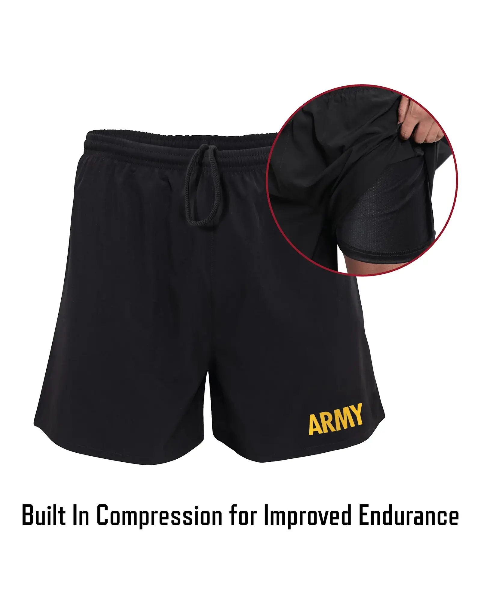 Rothco Army PT Compression Shorts