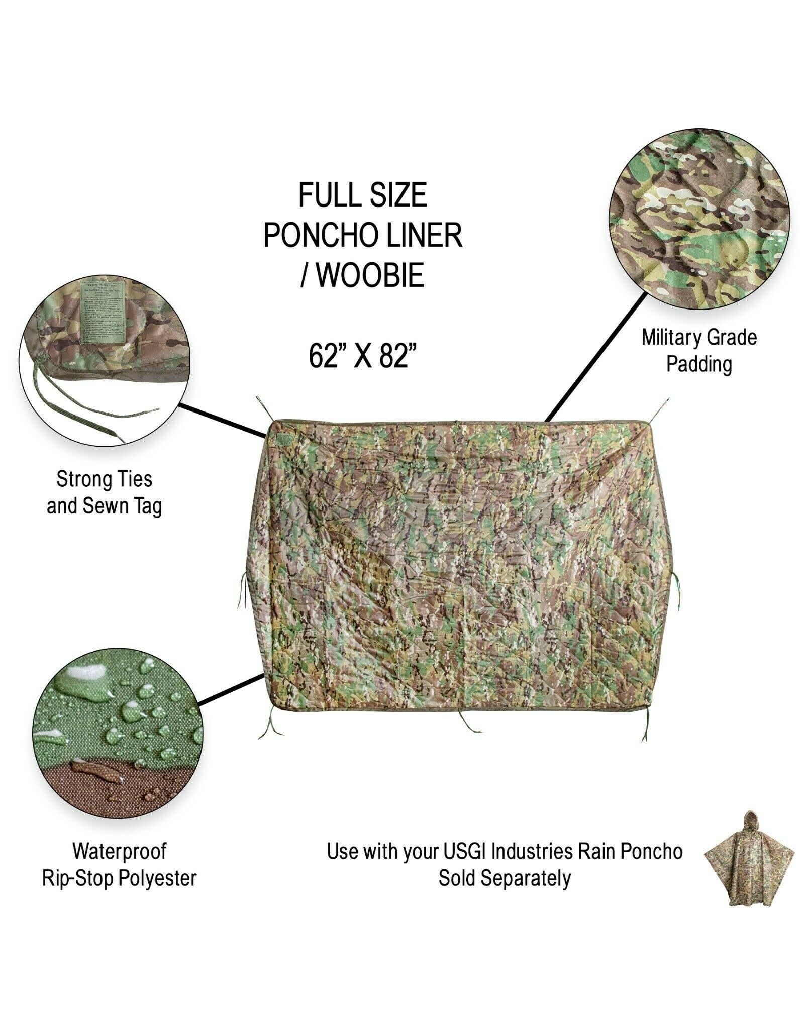 Poncho Liner "Woobie" Multicam