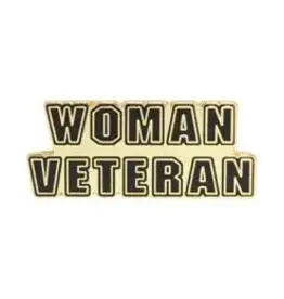 Pin - Scroll Woman Veteran