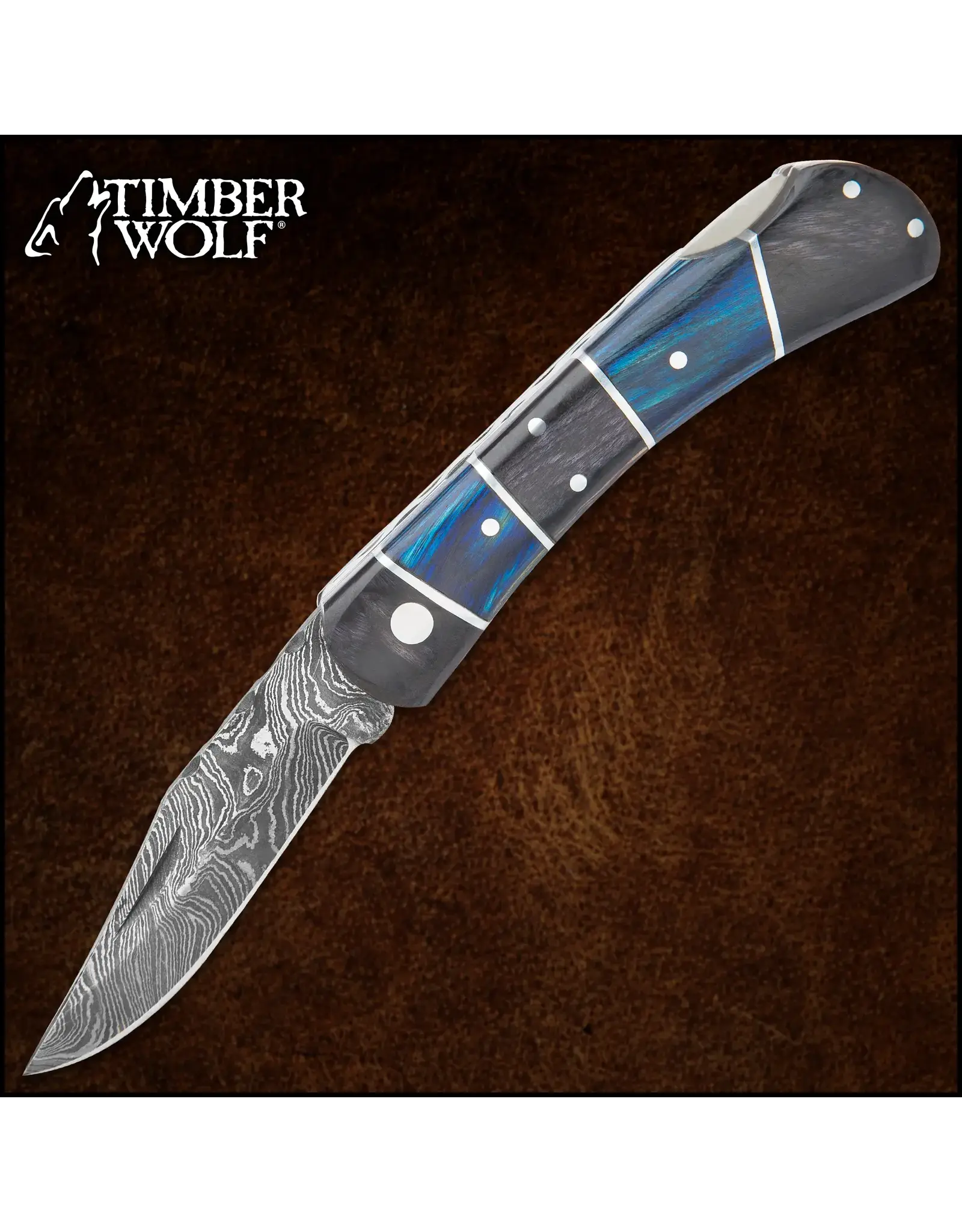Timber Wolf Rainshadow Handmade Pocket Knife