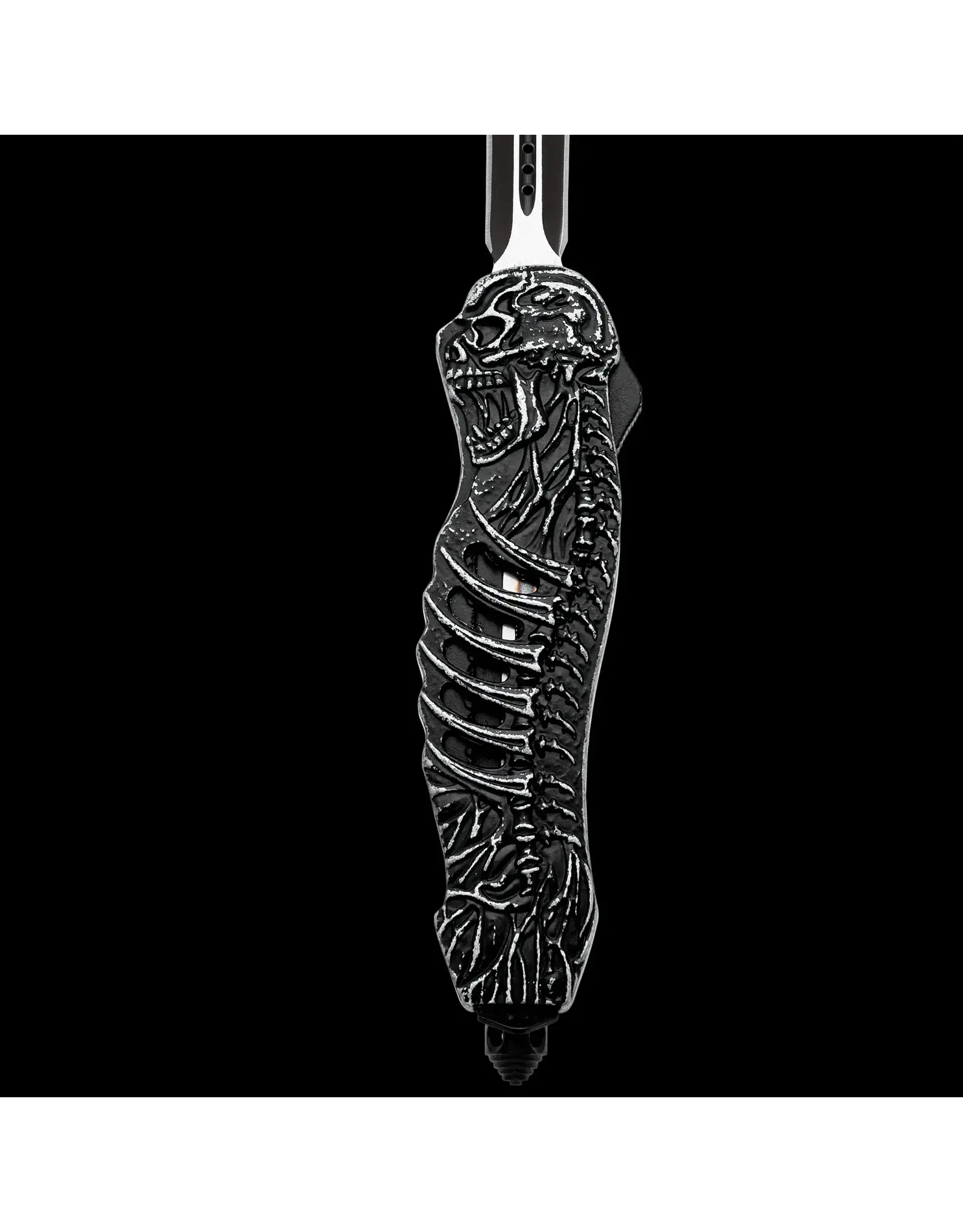 Rib Bones Auto OTF Knife and Sheath w/ Glass Breaker