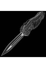 Rib Bones Auto OTF Knife and Sheath w/ Glass Breaker