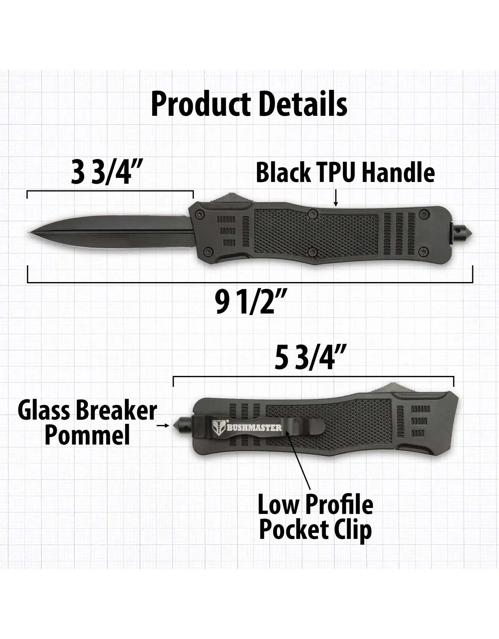 Bushmaster Mamba Auto OTF Knife