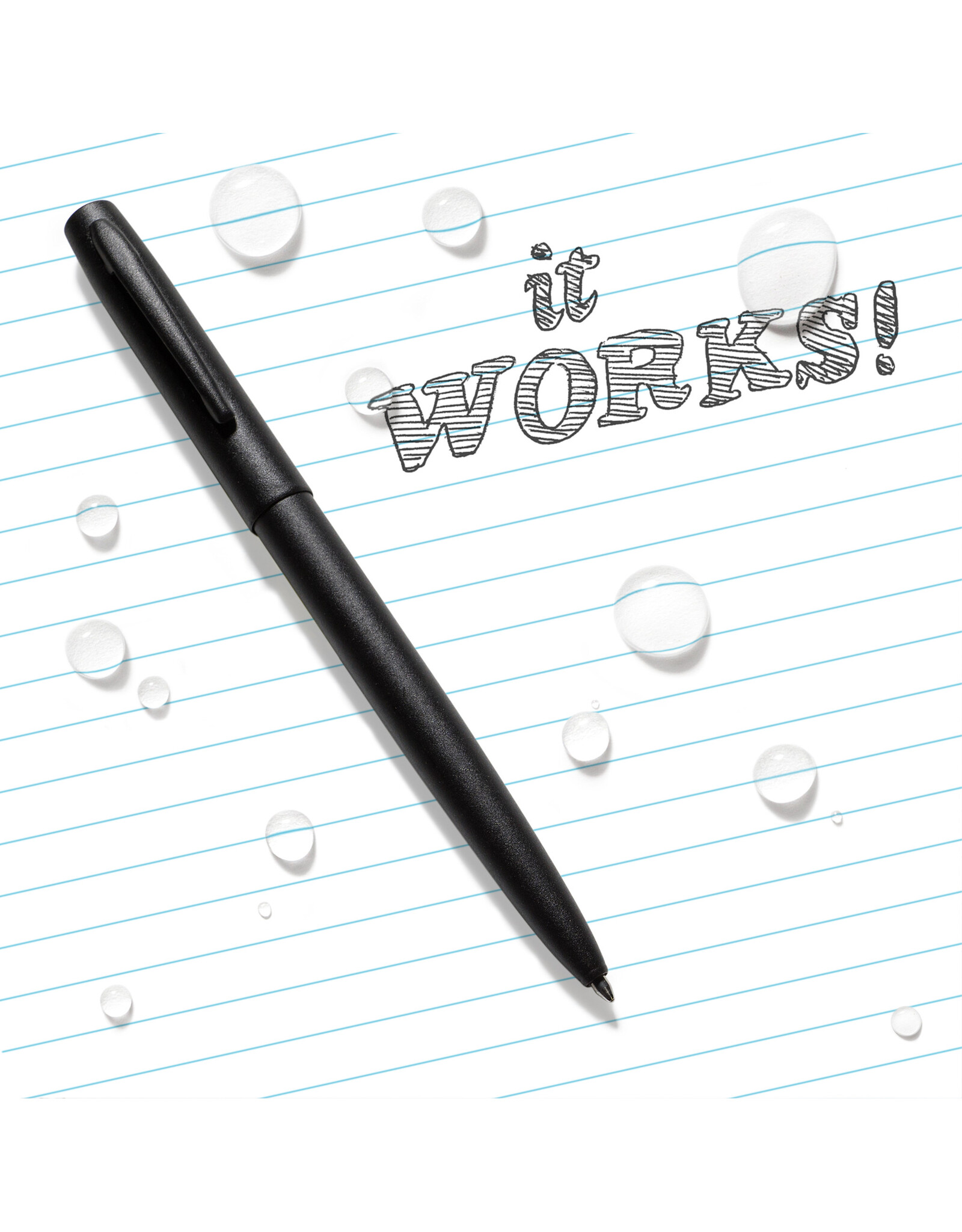 Rite in the Rain Tactical Black Clicker Pen
