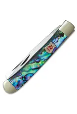 Kissing Crane Trapper Abalone Pocket Knife