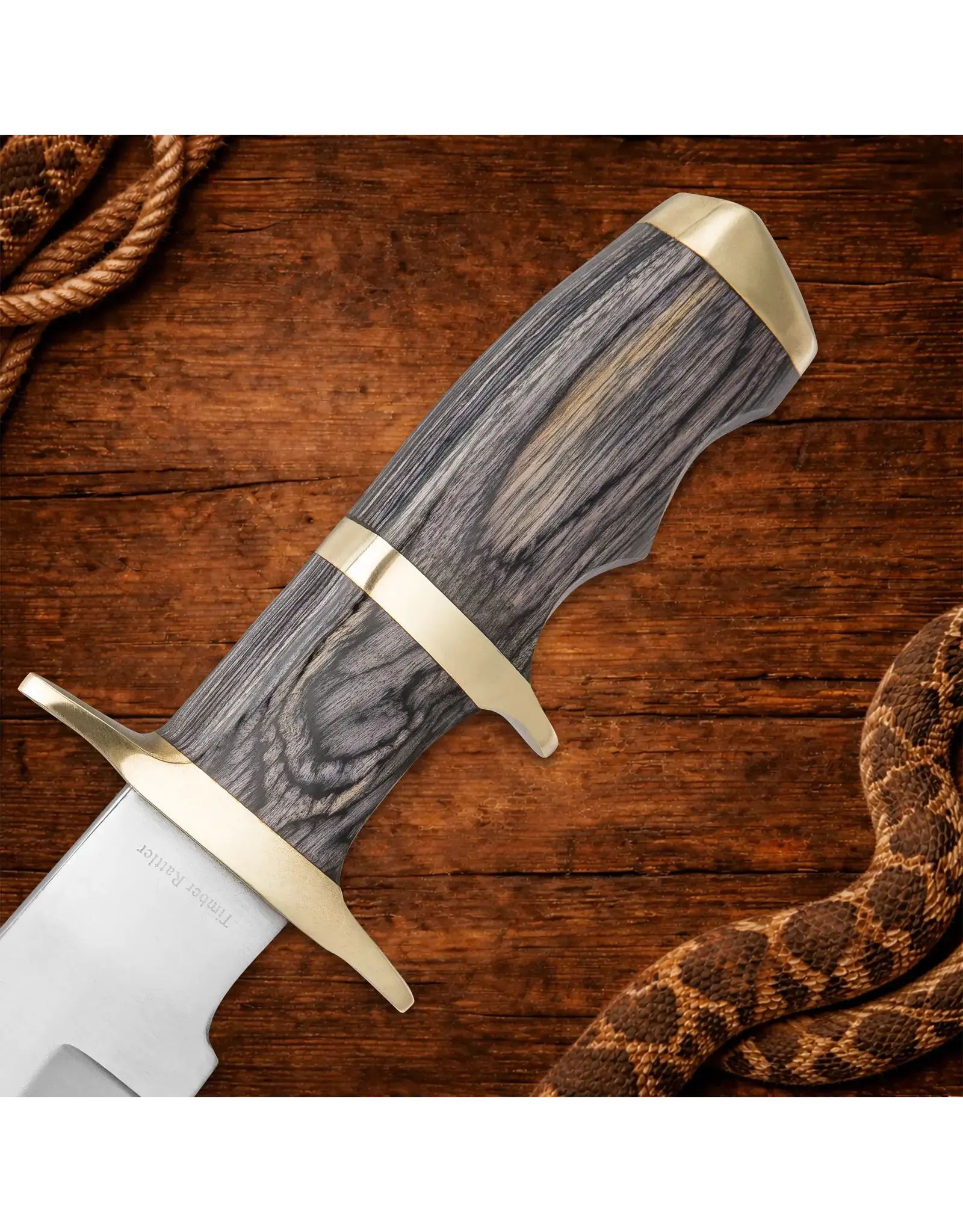 Timber Rattler Buffalo Joe Fixed Blade Knife