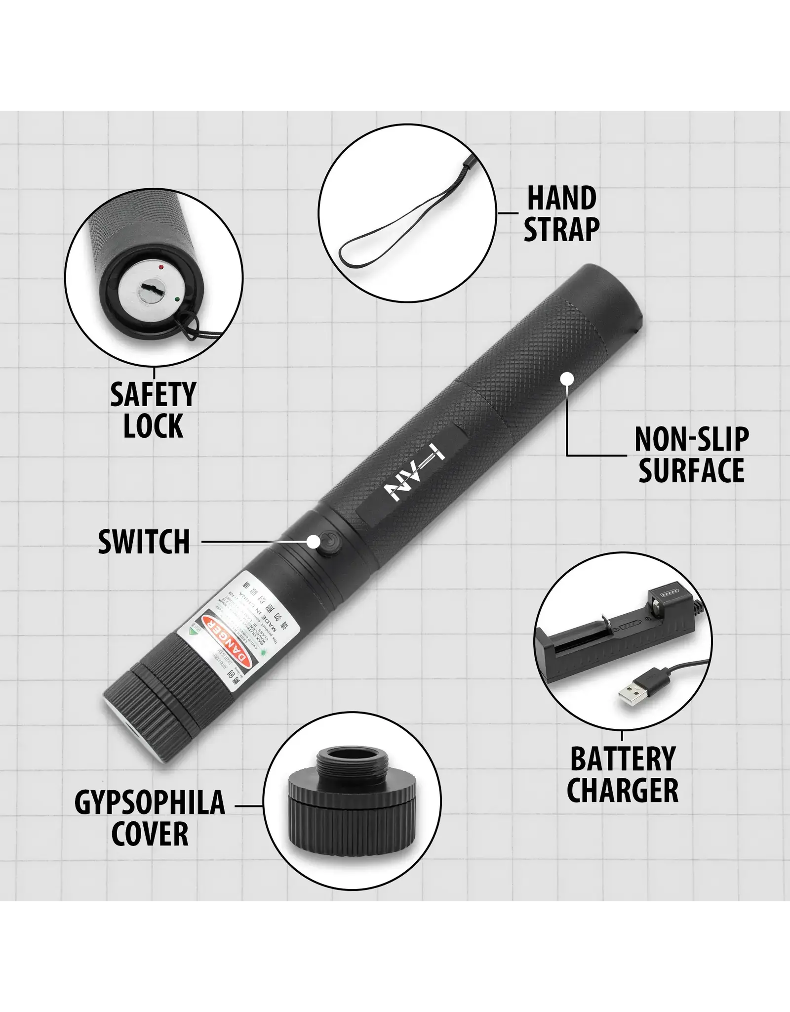 NV-1 Green Laser Pointer