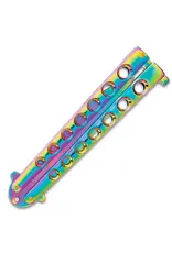Rainbow Butterfly Knife Skeletonized Steel