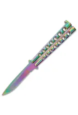 Rainbow Butterfly Knife Skeletonized Steel