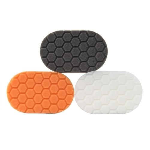 Hex-Logic BUFX_204 - Hex-Logic Hand Polishing Applicator Pads, 3 Pack (3 x 6 x 1 Inch)