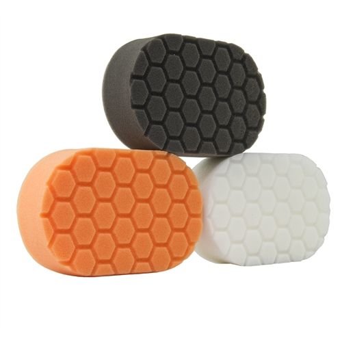 Hex-Logic BUFX_204 - Hex-Logic Hand Polishing Applicator Pads, 3 Pack (3 x 6 x 1 Inch)