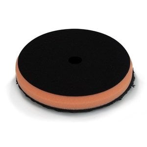 Hex-Logic BUFX_304_6 - Black Optics Microfiber Orange Cutting Pad (6.5'')