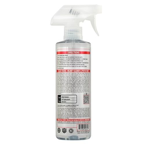 Chemical Guys Canada MTO10316 - Clear Vision Streak Free Helmet Cleaner & Protectant (16 oz) Chemical Guys Canada MTO10316 - Clear Vision Streak Free Helmet Cleaner & Protectant (16 oz)