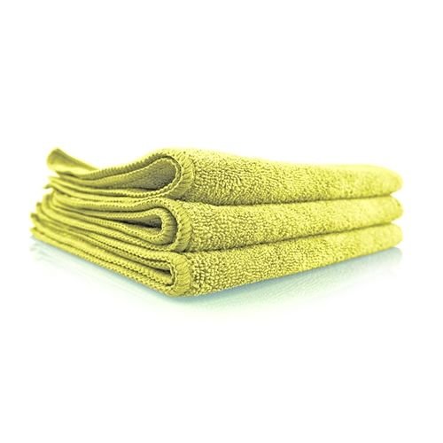 Chemical Guys MICYELLOW03 - Workhorse Yellow Professional Grade Microfiber Towel, 16'' x 16'' (Interior), 3 Pack
