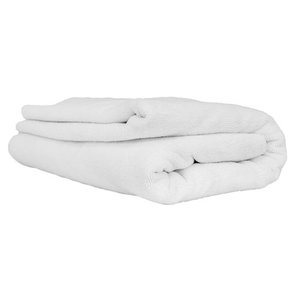 Chemical Guys MIC_807 - Elegant Edgeless Microfiber Towel, White 51'' x 30''