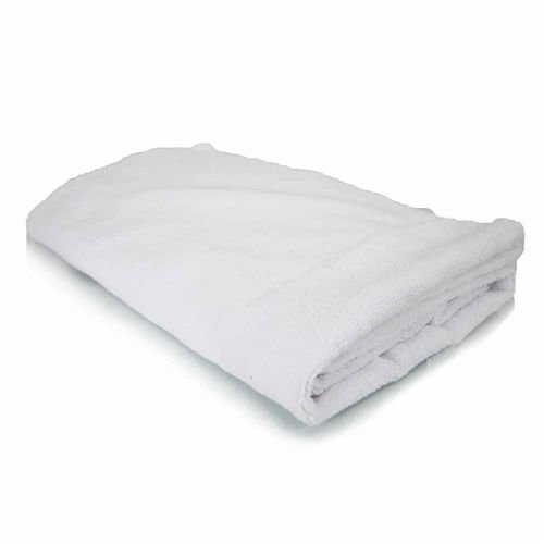 Chemical Guys MIC_807 - Elegant Edgeless Microfiber Towel, White 51'' x 30''