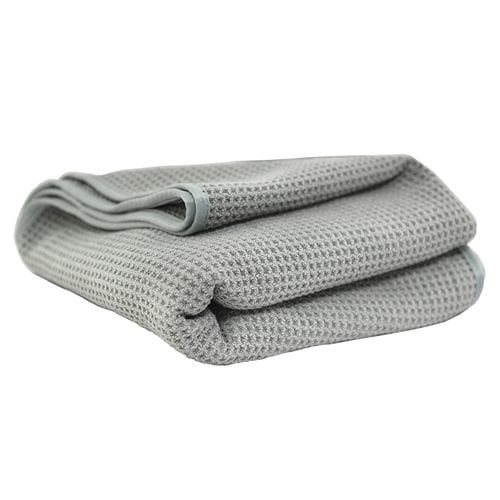 Chemical Guys MIC_781_01 - Waffle Weave Gray Matter Microfiber Drying  Towel, 25'' x 36