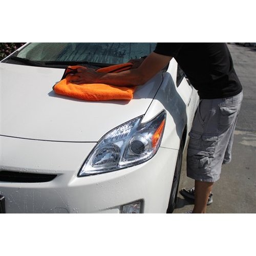 Chemical Guys MIC_725 - Premium Car Drying Microfiber Towel, Orange 25'' x 36''