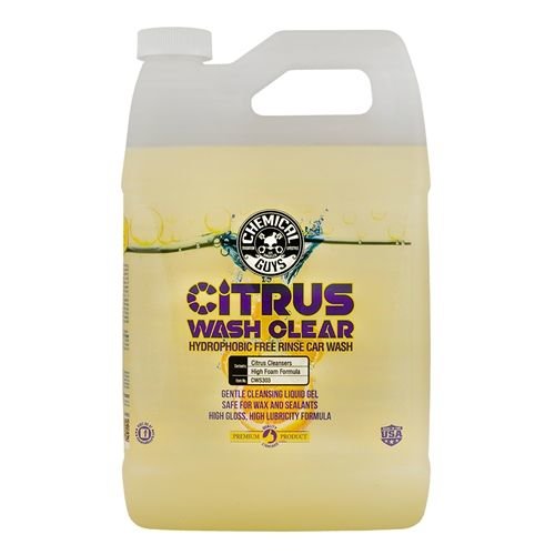 Chemical Guys CWS303 - Citrus Wash Clear Hydrophobic Free Rinse Car Wash Soap (1 Gal) Chemical Guys CWS303 - Citrus Wash Clear Hydrophobic Free Rinse Car Wash Soap (1 Gal)