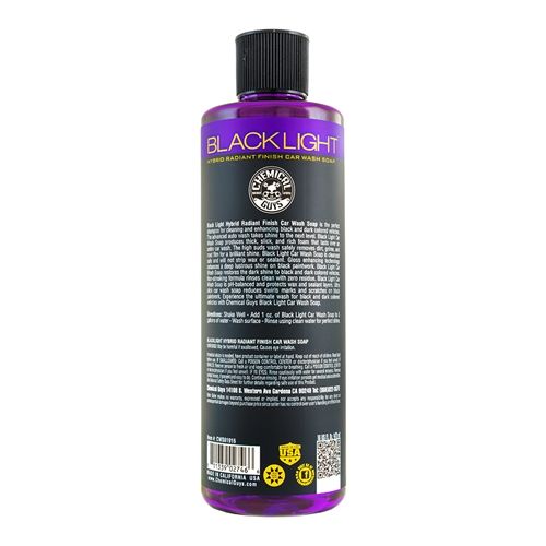 CWS61916 - Black Light Hybrid Radiant Finish Car Wash Soap & Superior  Surface Cleanser (16 oz) - Chemical Guys Canada