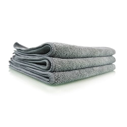 Chemical Guys MIC35203 - Workhorse Gray Professional Grade Microfiber Towel, 16'' x 16'' (Metal), 3 Pack