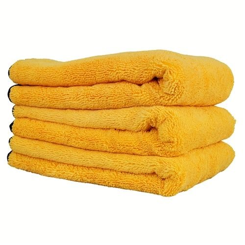 Chemical Guys MIC_507_03 - Professional Grade Premium Microfiber Towel with Silk Edges, Gold 24'' x 16'' (3 Pack) Chemical Guys MIC_507_03 - Professional Grade Premium Microfiber Towel with Silk Edges, Gold 24'' x 16'' (3 Pack)