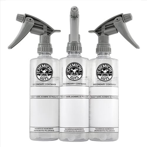 Chemical Guys Canada ACC138 - Secondary Container Dilution Bottles With Heavy Duty Sprayer, 16oz (3 Pack) Chemical Guys Canada ACC138 - Secondary Container Dilution Bottles With Heavy Duty Sprayer, 16oz (3 Pack)