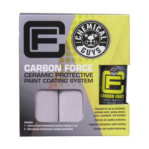 Chemical Guys WAC232 - Carbon Force Ceramic Paint Coating Kit (Bottle & 3 Applicators)