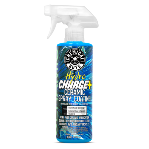 Chemical Guys WAC23016 -Hydrocharge Plus High-Gloss Hydrophobic Sio2 Ceramic Spray Coating (16oz)